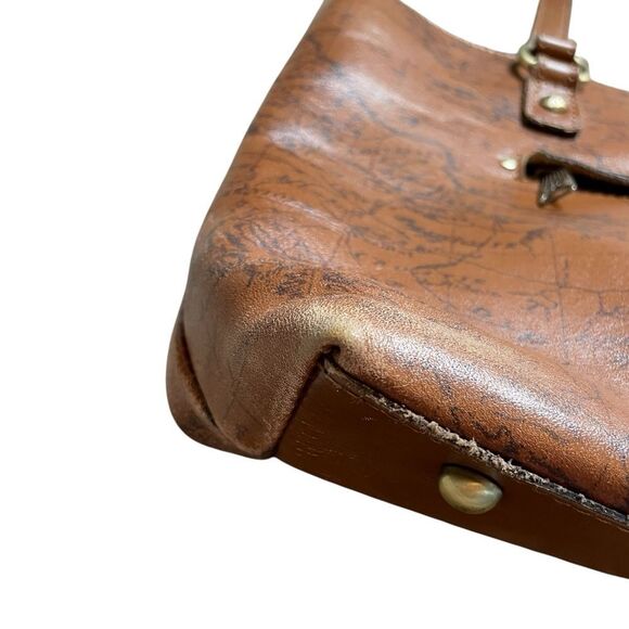 PATRICIA NASH Signature Map Large Tote Bag Brown - Picture 4 of 10